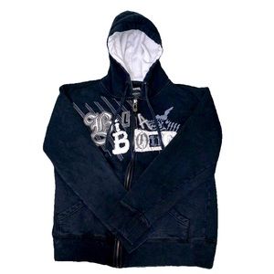 Y2K billa bong zip up hoodie